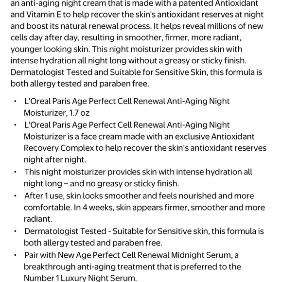 L'Oreal Age Perfect Cell Renewal Set - Picture 6 of 16